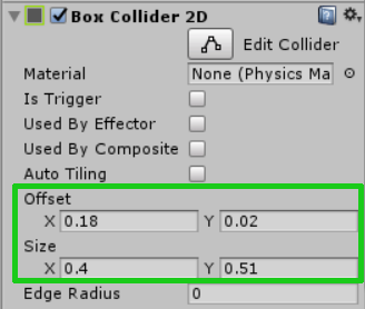 Adjust Collider 2